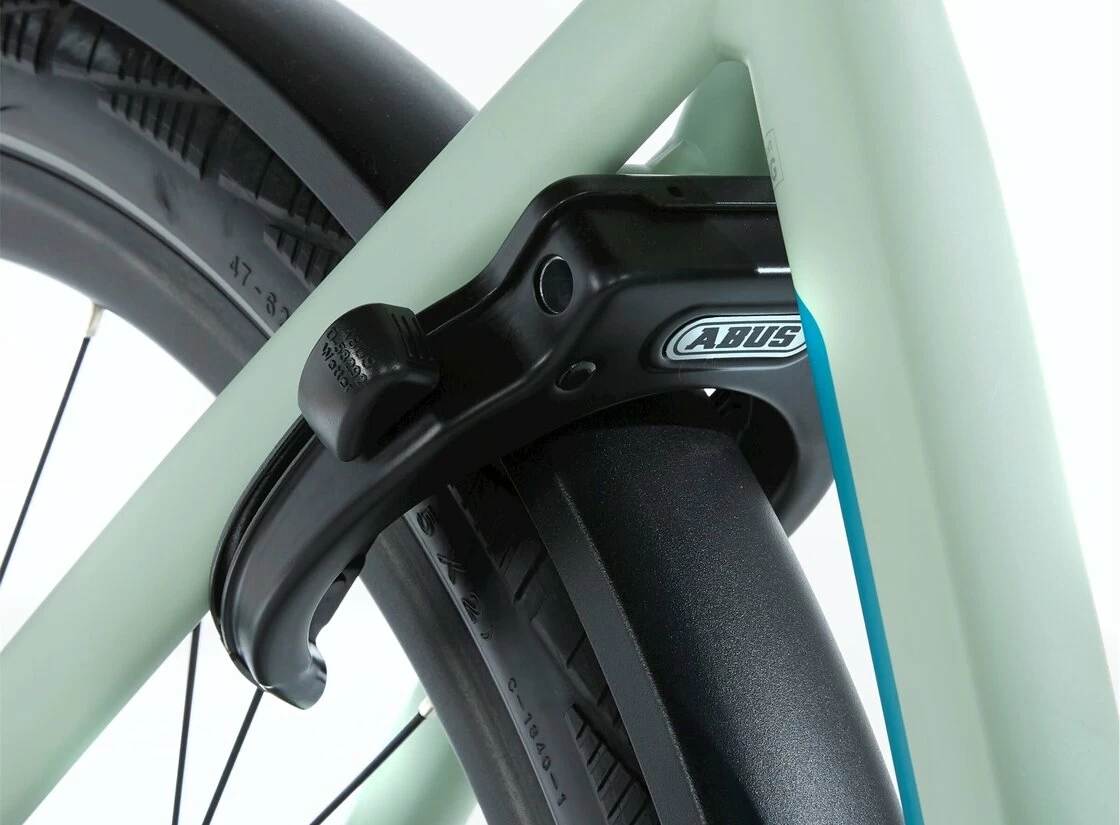 Rower elektryczny na pasku Cortina E-Lett Pastel Green Mat