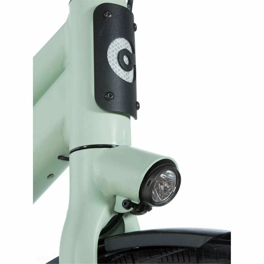 Rower elektryczny na pasku Cortina E-Lett Pastel Green Mat