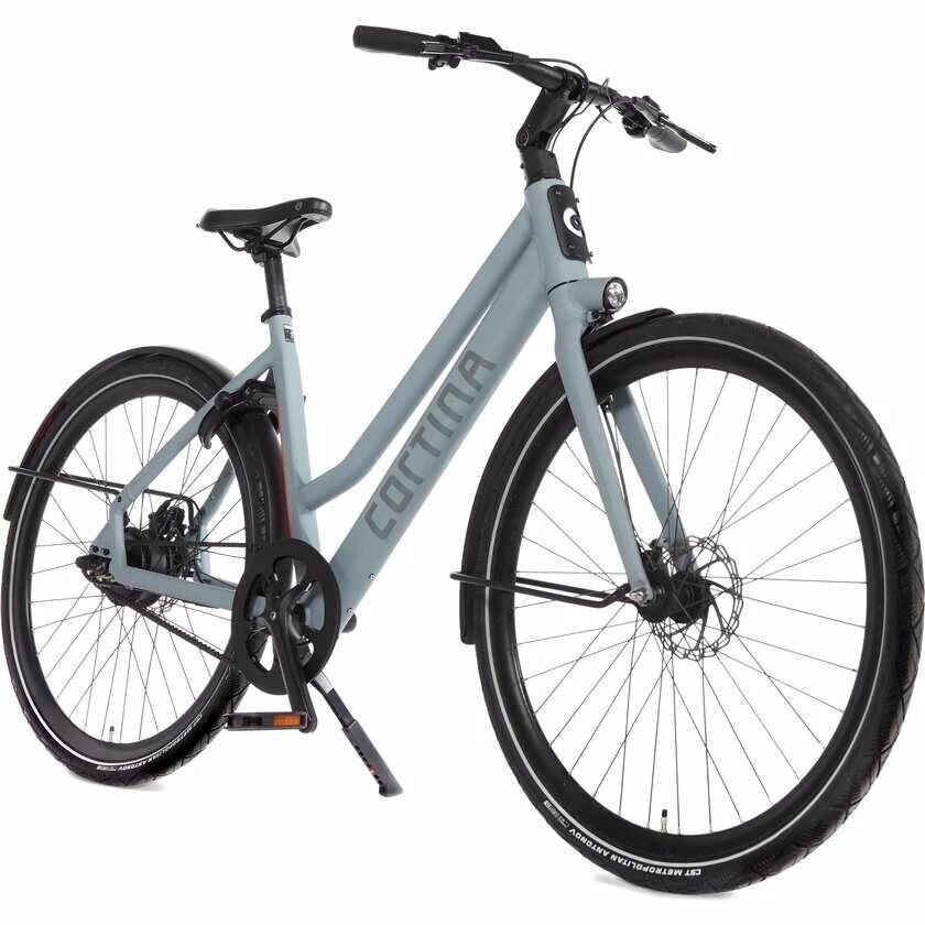 Rower elektryczny na pasku Cortina E-Lett Squirrel Grey Mat