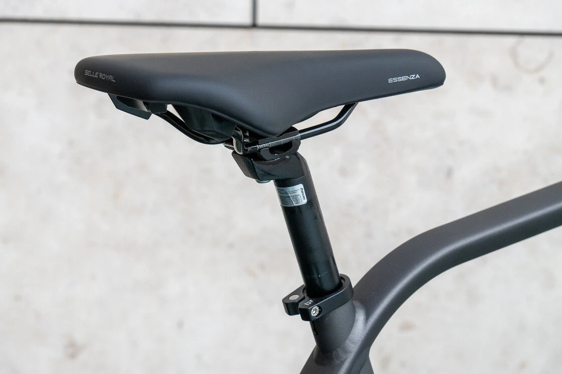 Rower elektryczny na pasku Cortina E-Mozzo Pro Shimano Steps 500Wh Męski Eclips Black Mat 56