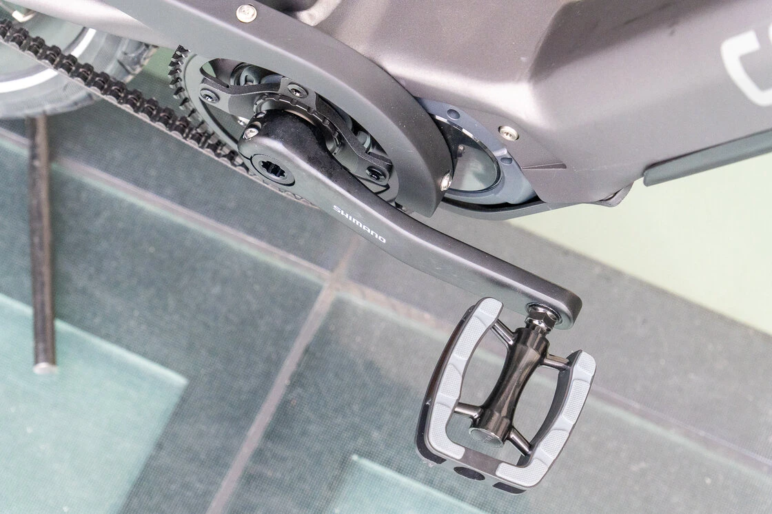 Rower elektryczny na pasku Cortina E-Mozzo Pro Shimano Steps 500Wh Męski Eclips Black Mat 61
