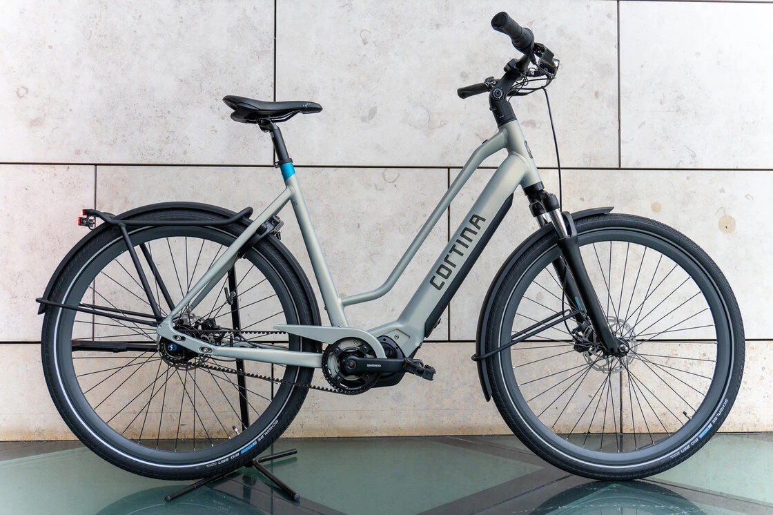 Rower elektryczny na pasku Cortina E-Silento Pro Shimano Steps 500Wh