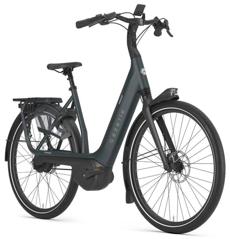 Rower elektryczny na pasku Gazelle Avignon C380 HMB Bosch Pebble grey mat