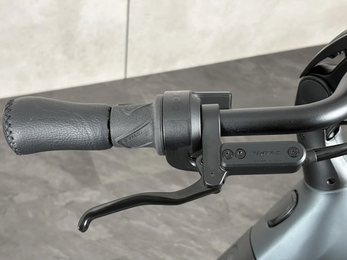 Rower elektryczny na pasku Gazelle Avignon C380 HMB Bosch Outlet Teal grey 57