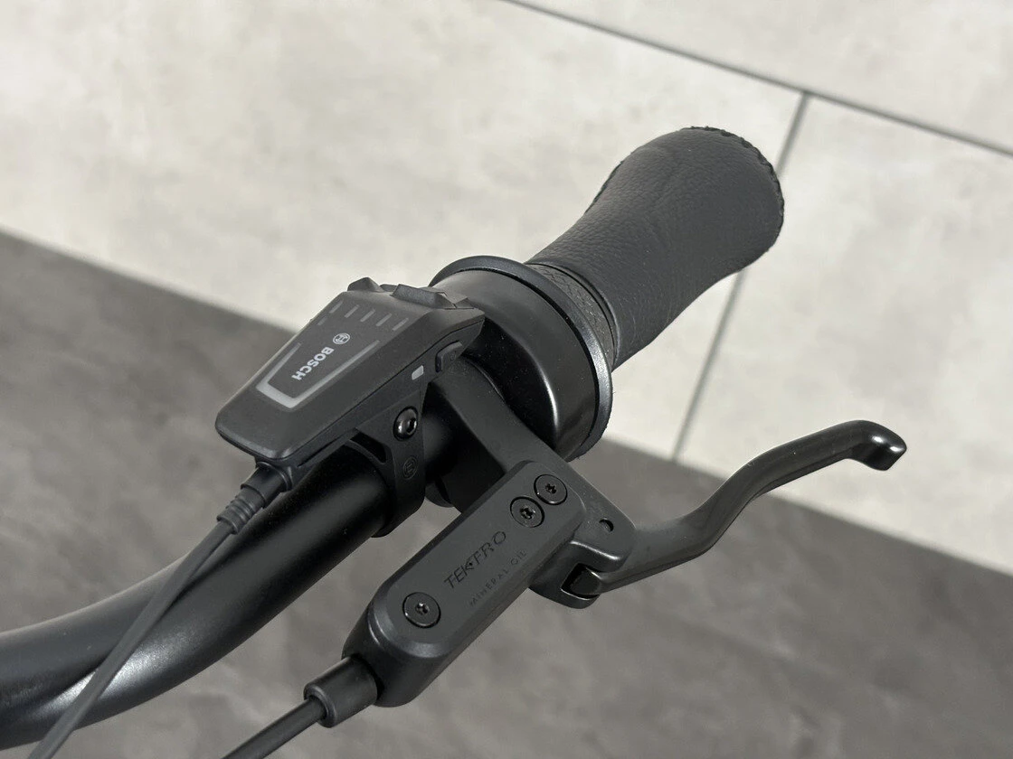 Rower elektryczny na pasku Gazelle Avignon C380 HMB Bosch Outlet Teal grey 57