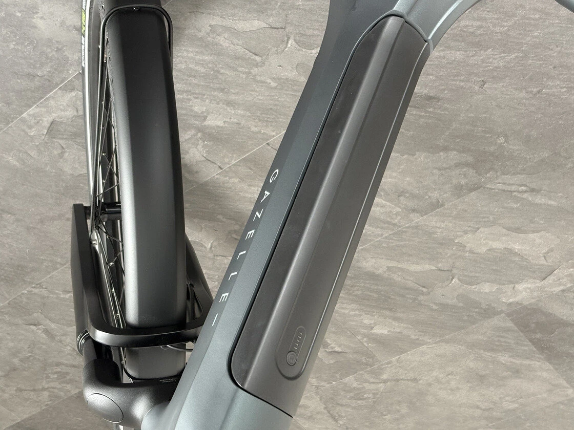 Rower elektryczny na pasku Gazelle Avignon C380 HMB Bosch Outlet Teal grey 57