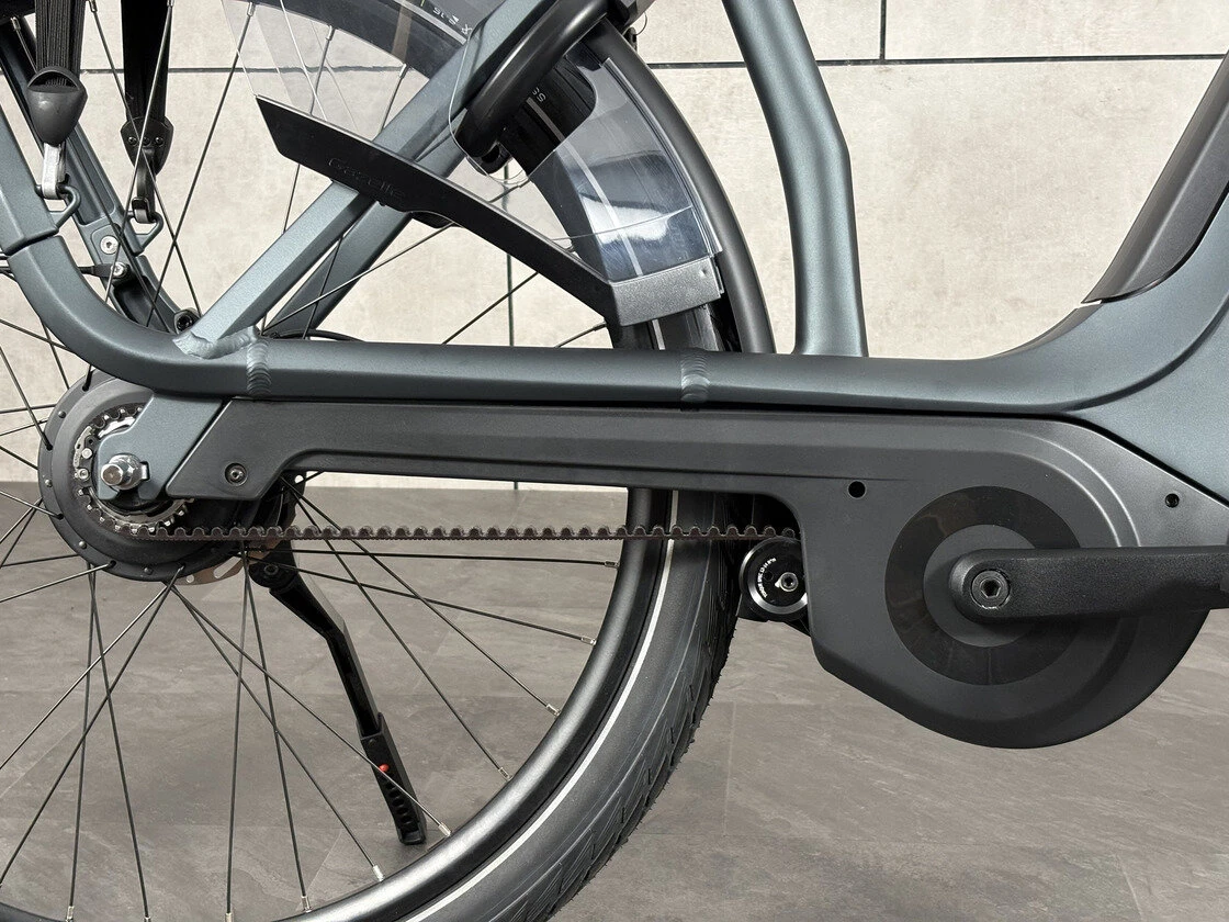 Rower elektryczny na pasku Gazelle Avignon C380 HMB Bosch Outlet Teal grey 57