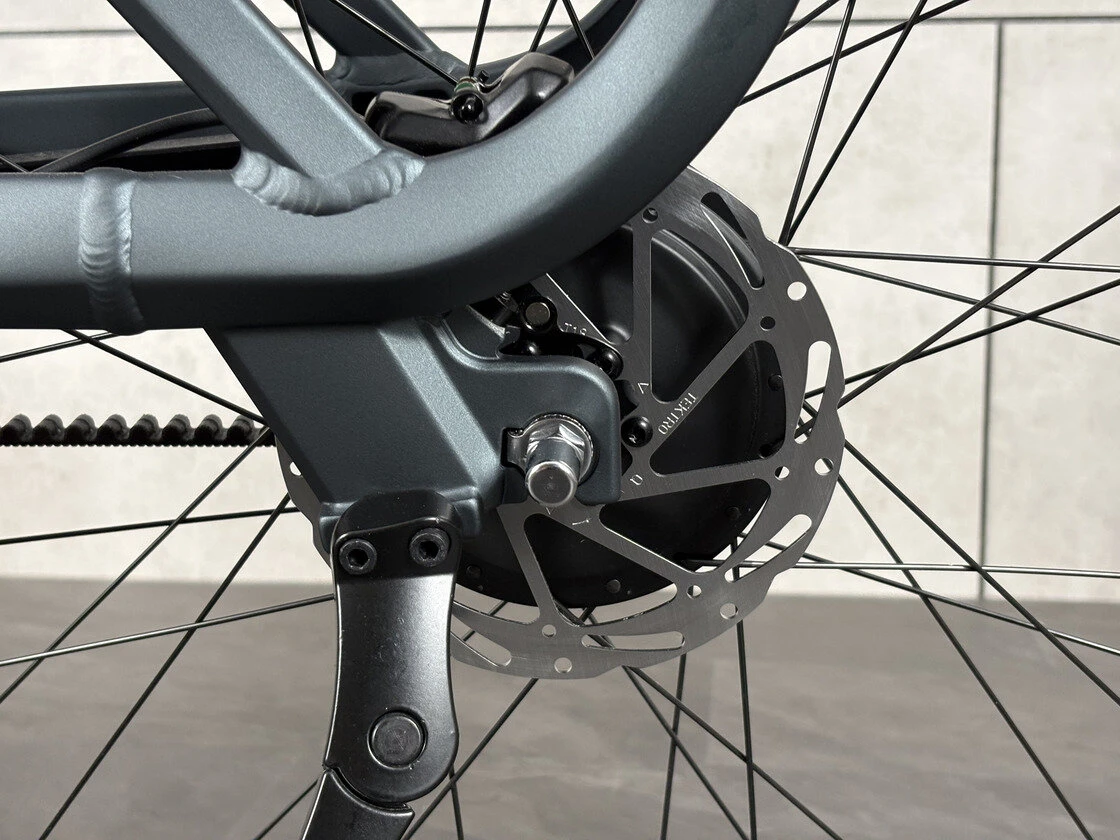 Rower elektryczny na pasku Gazelle Avignon C380 HMB Bosch Outlet Teal grey 57