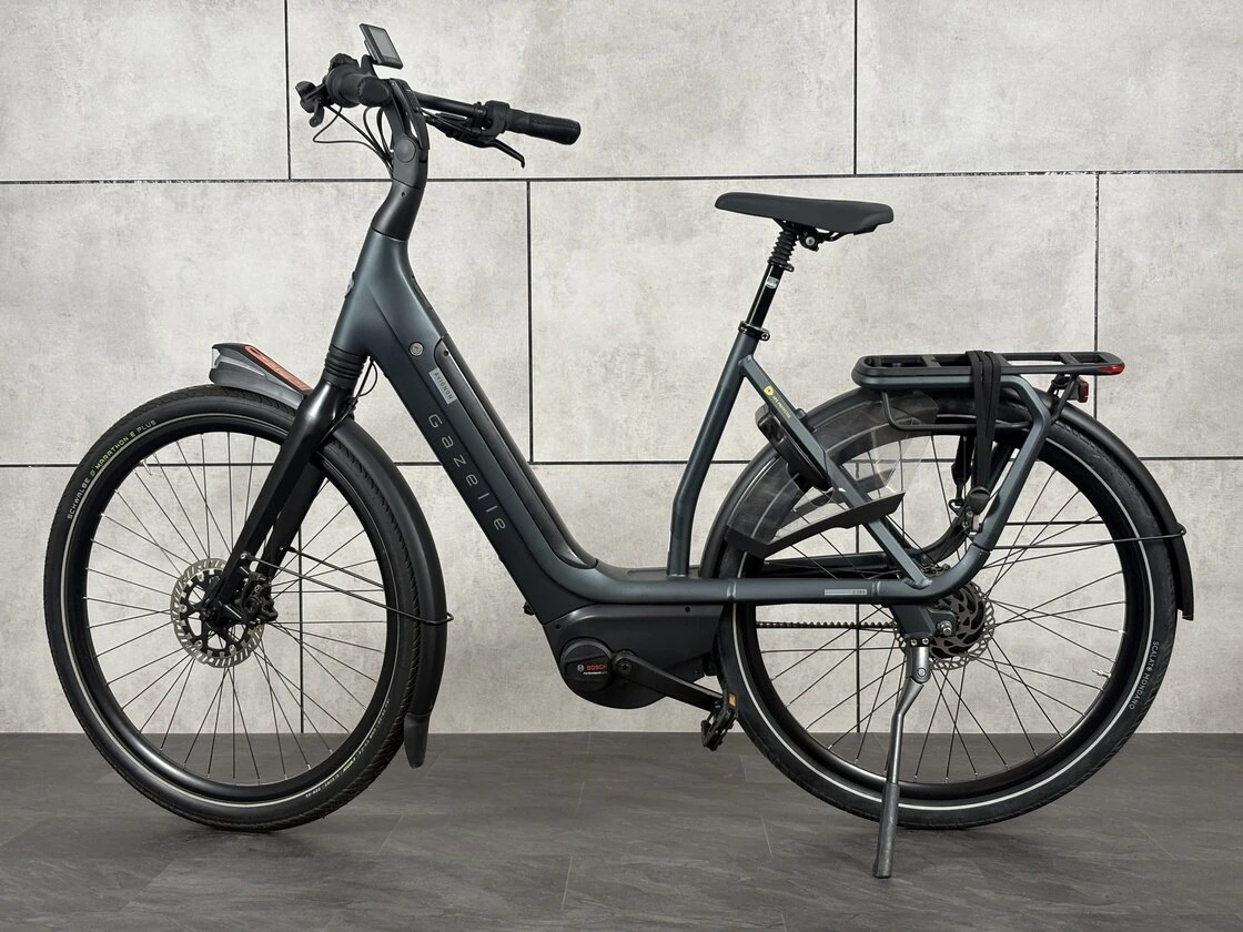 Rower elektryczny na pasku Gazelle Avignon C380 HMB Bosch Outlet Teal grey 57