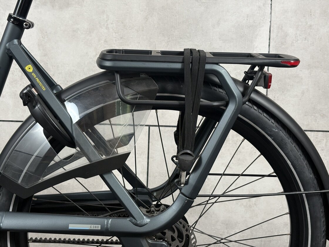 Rower elektryczny na pasku Gazelle Avignon C380 HMB Bosch Outlet Teal grey 57
