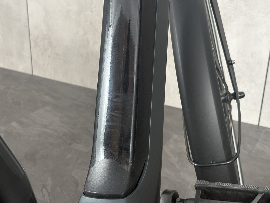 Rower elektryczny na pasku Gazelle Avignon C380 HMB Bosch Outlet Teal grey 57