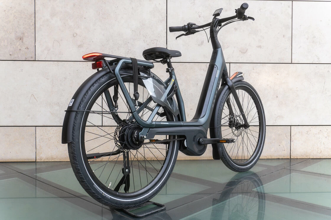 Rower elektryczny na pasku Gazelle Avignon C380 HMB Bosch Teal grey