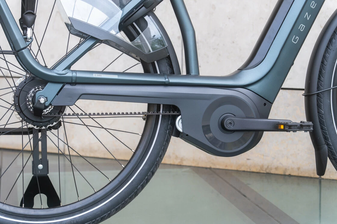 Rower elektryczny na pasku Gazelle Avignon C380 HMB Bosch Teal grey