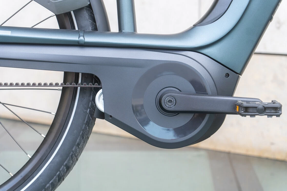 Rower elektryczny na pasku Gazelle Avignon C380 HMB Bosch Teal grey