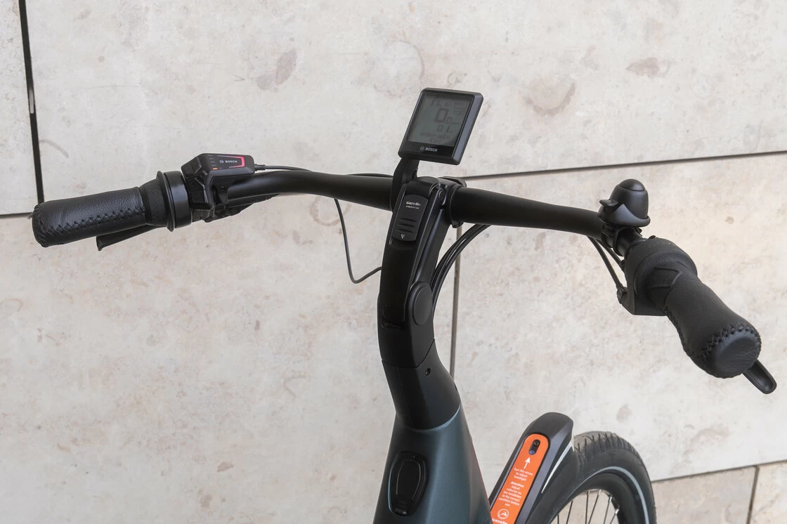 Rower elektryczny na pasku Gazelle Avignon C380 HMB Bosch Teal grey