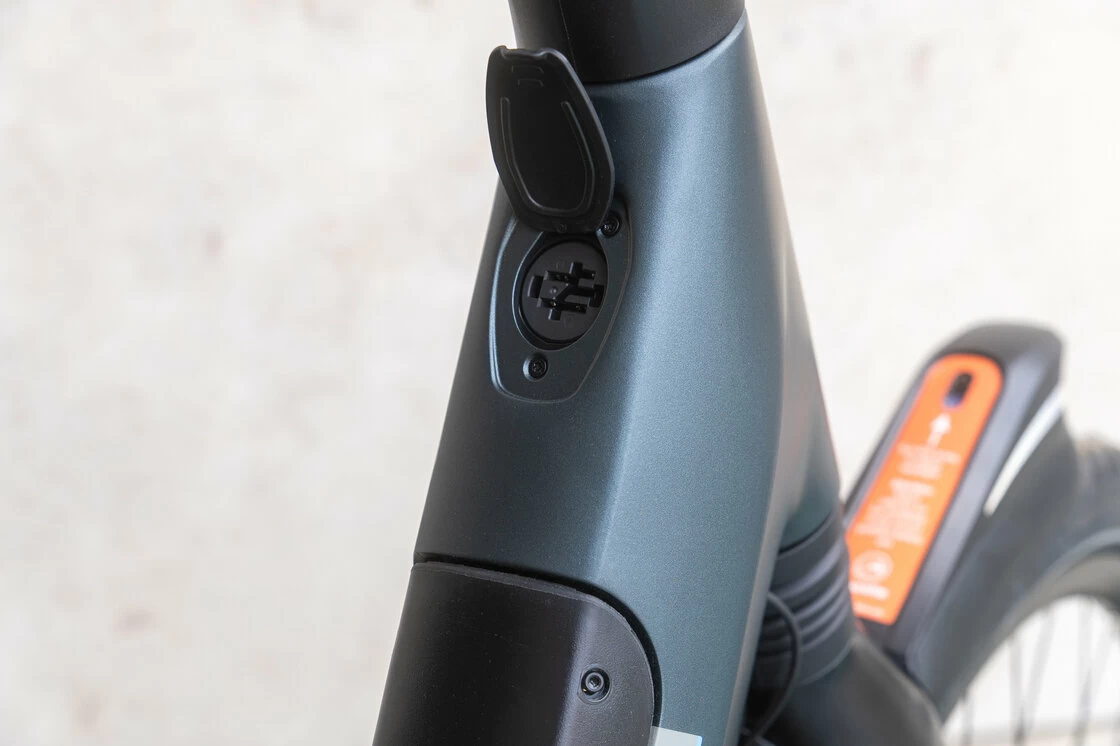 Rower elektryczny na pasku Gazelle Avignon C380 HMB Bosch Teal grey