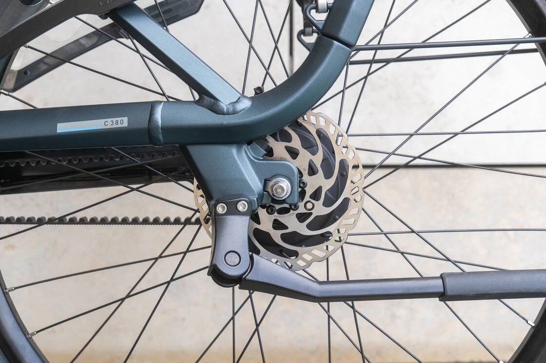 Rower elektryczny na pasku Gazelle Avignon C380 HMB Bosch Teal grey