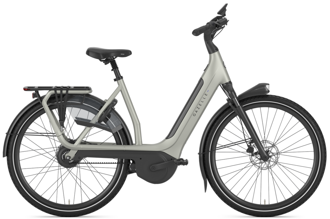 Rower elektryczny na pasku Gazelle Avignon C380 MY26  Pebble Grey Mat