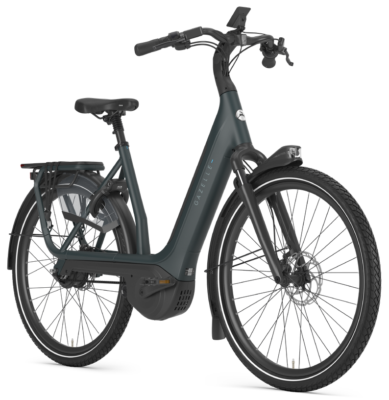 Rower elektryczny na pasku Gazelle Avignon C380 MY26  Teal Grey Mat