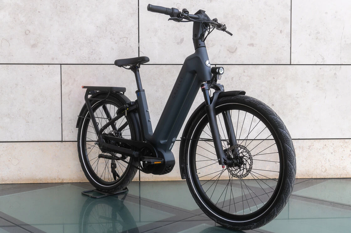 Rower elektryczny na pasku Gazelle Eclipse C380 HMB Bosch Anthracite Grey Mat