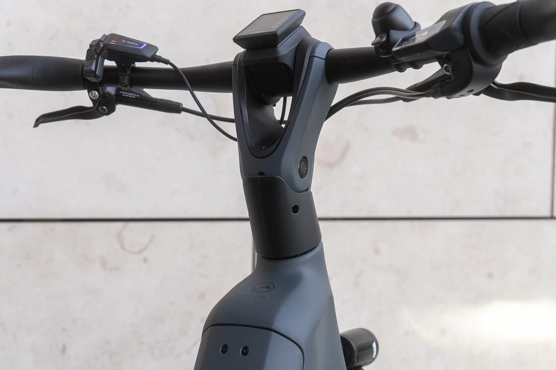 Rower elektryczny na pasku Gazelle Eclipse C380 HMB Bosch Anthracite Grey Mat