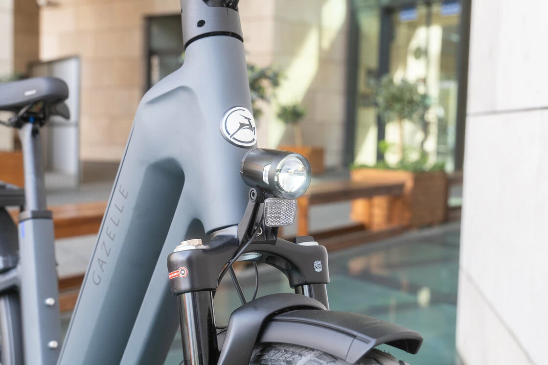 Rower elektryczny na pasku Gazelle Eclipse C380 HMB Bosch Anthracite Grey Mat