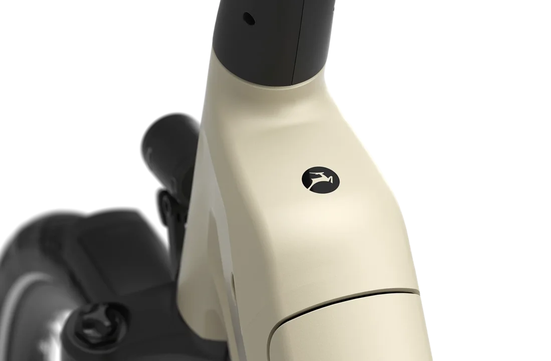 Rower elektryczny na pasku Gazelle Eclipse C380 HMB Bosch Caramel Khaki Mat