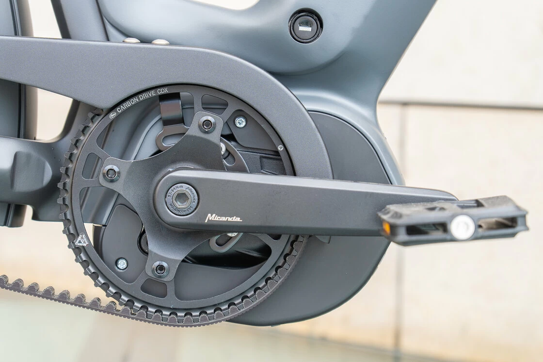 Rower elektryczny na pasku Gazelle Eclipse C380 HMB Bosch Męski Anthracite Grey Mat
