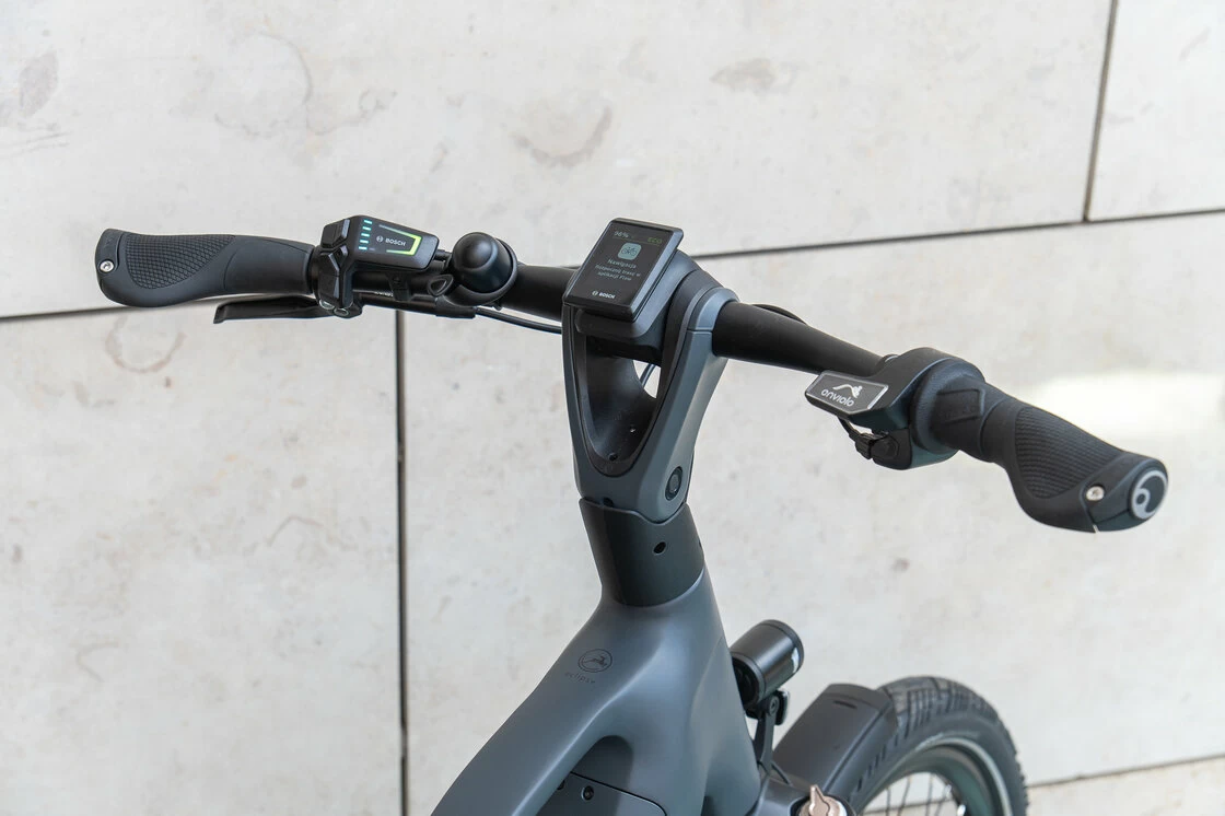 Rower elektryczny na pasku Gazelle Eclipse C380 HMB Bosch Męski Anthracite Grey Mat