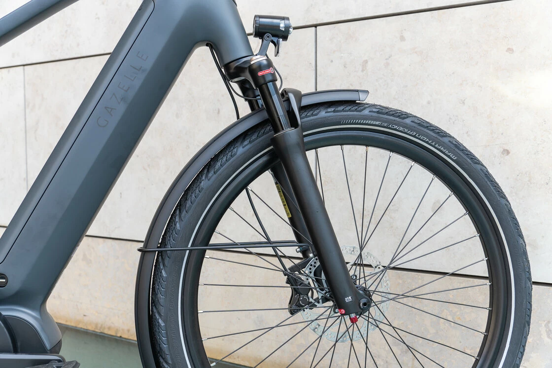 Rower elektryczny na pasku Gazelle Eclipse C380 HMB Bosch Męski Anthracite Grey Mat
