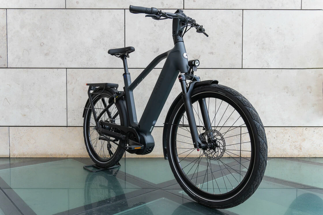 Rower elektryczny na pasku Gazelle Eclipse C380 HMB Bosch Męski Anthracite Grey Mat 55