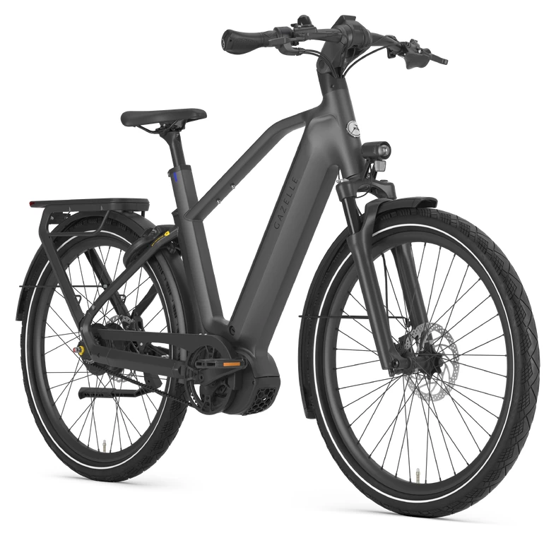 Rower elektryczny na pasku Gazelle Eclipse C380 MY27 Męski Anthracite Grey Mat