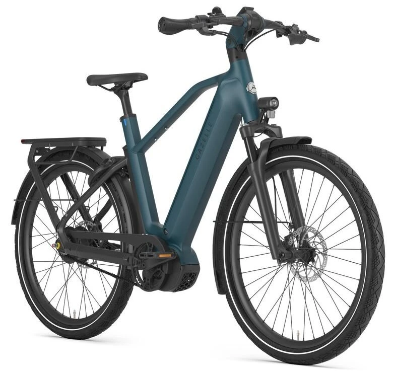 Rower elektryczny na pasku Gazelle Eclipse C380 MY27 Męski Pine Green Mat