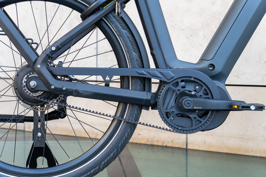 Rower elektryczny na pasku Gazelle Eclipse SPEED 45km/h Męski Anthracite Grey Mat