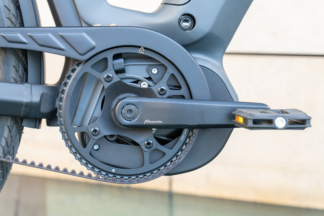 Rower elektryczny na pasku Gazelle Eclipse SPEED 45km/h Męski Anthracite Grey Mat