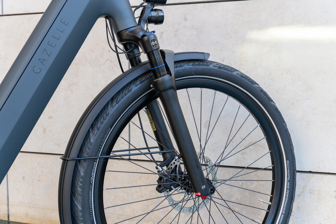 Rower elektryczny na pasku Gazelle Eclipse SPEED 45km/h Męski Anthracite Grey Mat