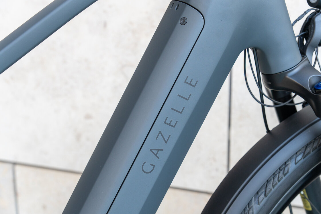 Rower elektryczny na pasku Gazelle Eclipse SPEED 45km/h Męski Anthracite Grey Mat