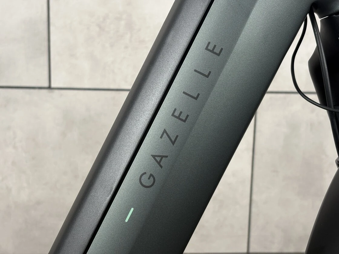 Rower elektryczny na pasku Gazelle Grenoble C310 Enviolo Unisex Dew Green Mat