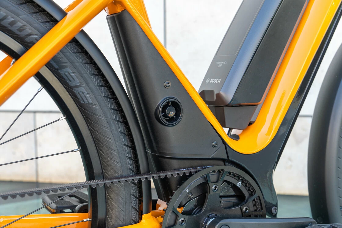 Rower elektryczny na pasku Gazelle No 1 1125 Wh Speedbike Orange