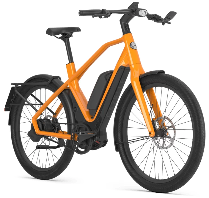 Rower elektryczny na pasku Gazelle No 1 1125 Wh Speedbike Orange