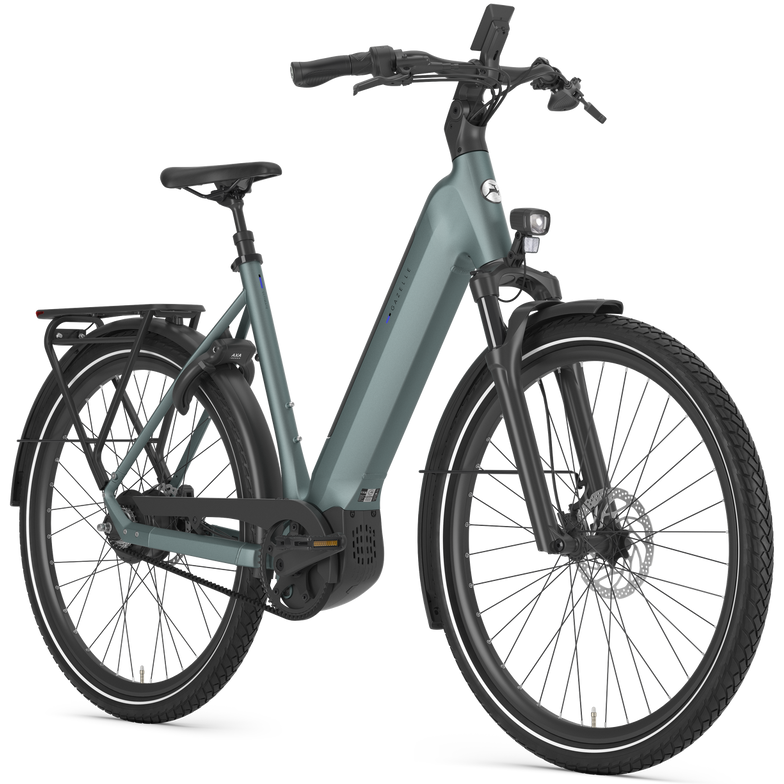 Rower elektryczny na pasku Gazelle Ultimate C380 Bosch MY26 Unisex Dew Green Mat