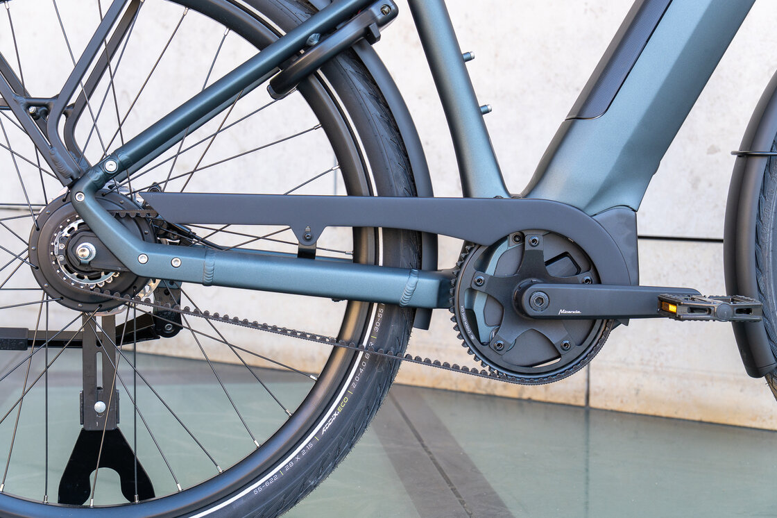 Rower elektryczny na pasku Gazelle Ultimate C380 Bosch MY26 Unisex Teal Grey Mat