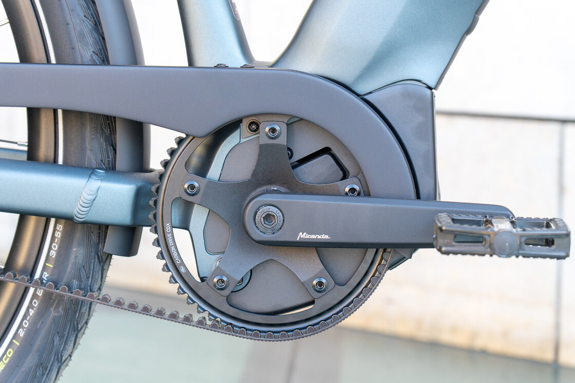 Rower elektryczny na pasku Gazelle Ultimate C380 Bosch MY26 Unisex Teal Grey Mat