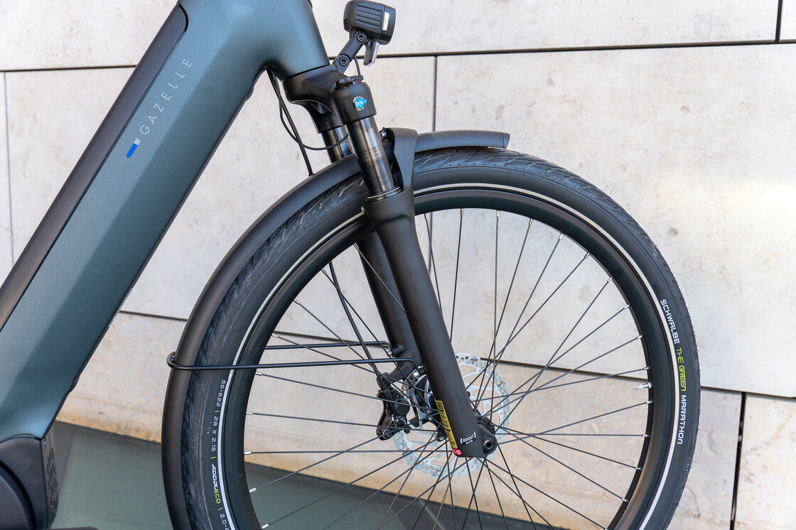 Rower elektryczny na pasku Gazelle Ultimate C380 Bosch MY26 Unisex Teal Grey Mat