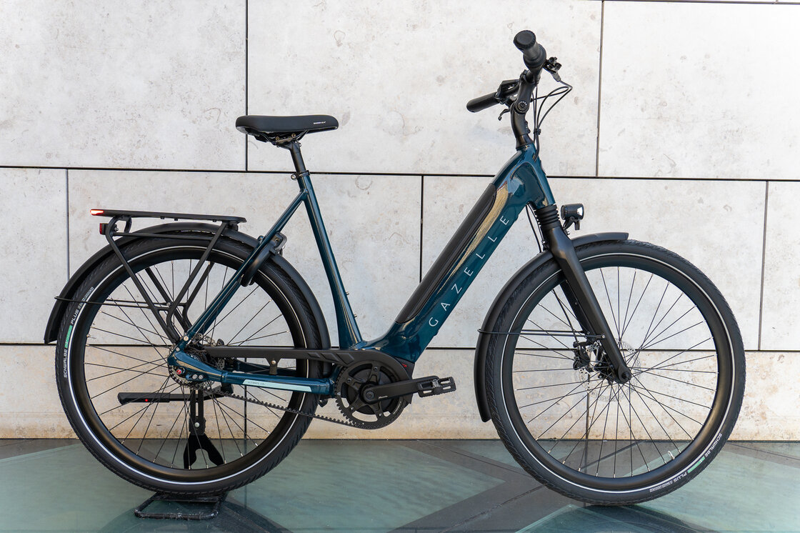 Rower elektryczny na pasku Gazelle Ultimate C8+ HMB SMART Pine Green
