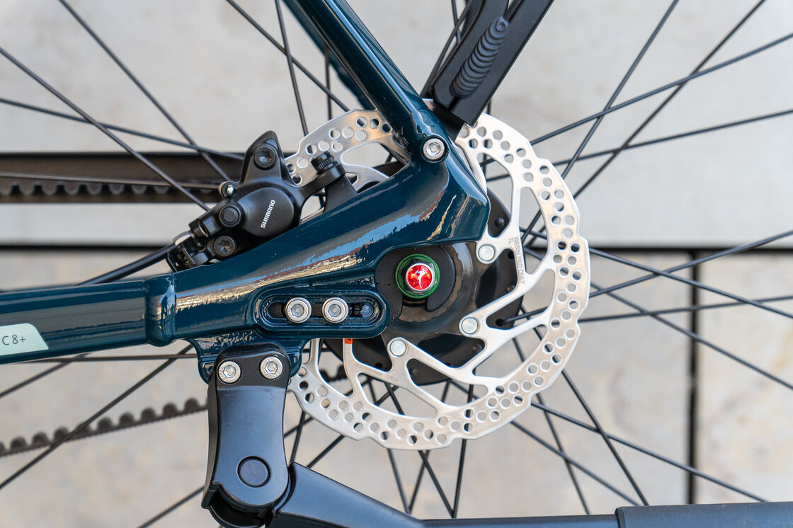 Rower elektryczny na pasku Gazelle Ultimate C8+ HMB SMART Pine Green