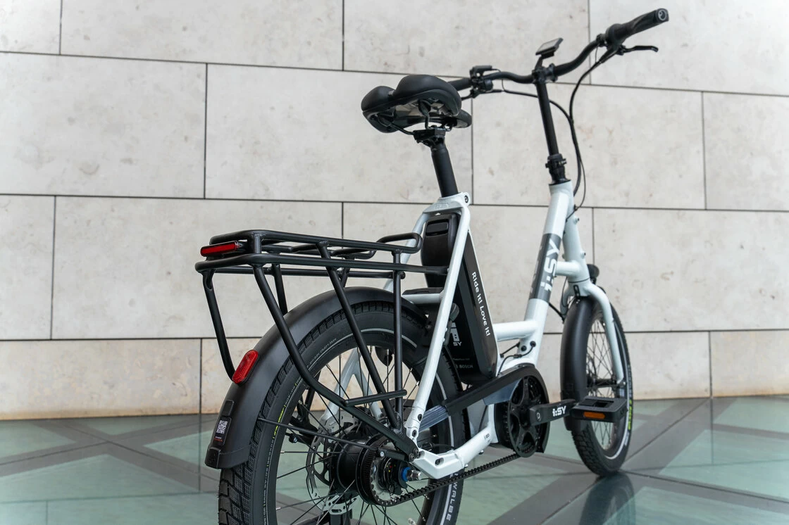 Rower elektryczny na pasku Isy E5 ZR F Bosch Nexus 5 Biały