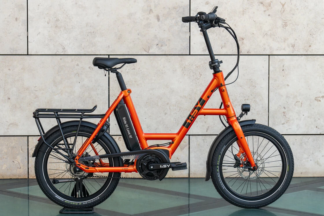 Rower elektryczny na pasku Isy E5 ZR F Bosch Nexus 5 Pomarańcz