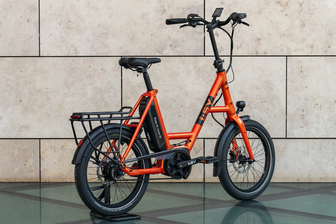 Rower elektryczny na pasku Isy E5 ZR F Bosch Nexus 5 Pomarańcz
