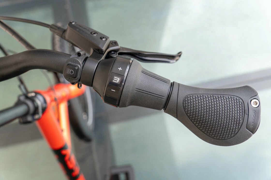Rower elektryczny na pasku Isy E5 ZR F Bosch Nexus 5 Pomarańcz
